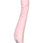 Pink vibrator izrađen od nježnog silikona