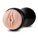 Masturbator realističnog oblika vagine u plastičnoj crnoj kutiji koja se drži u ruci