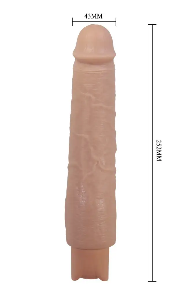Soren XL veliki vibrator 25 cm realistični model TRP USB punjenje 21 cm umetljiva dužina