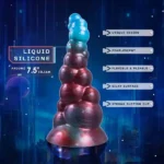 antasy dildo monster silikonski plug bad bubblez 19 cm fleksibilni silikon s vakuum bazom