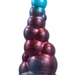 monster silikonski plug bad bubblez 19 cm fantasy dildo s vakuum bazom perlasti efekt