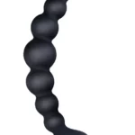 Silikonske analne kuglice Arse Beads crne boje, 6 kuglica, duljina 16 do 17 cm, promjer 2 do 3 cm, vodootporni intimni proizvod