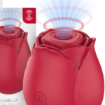 Camellia Suction Rose By Waves Bordeaux erotska igračka u obliku ruže
