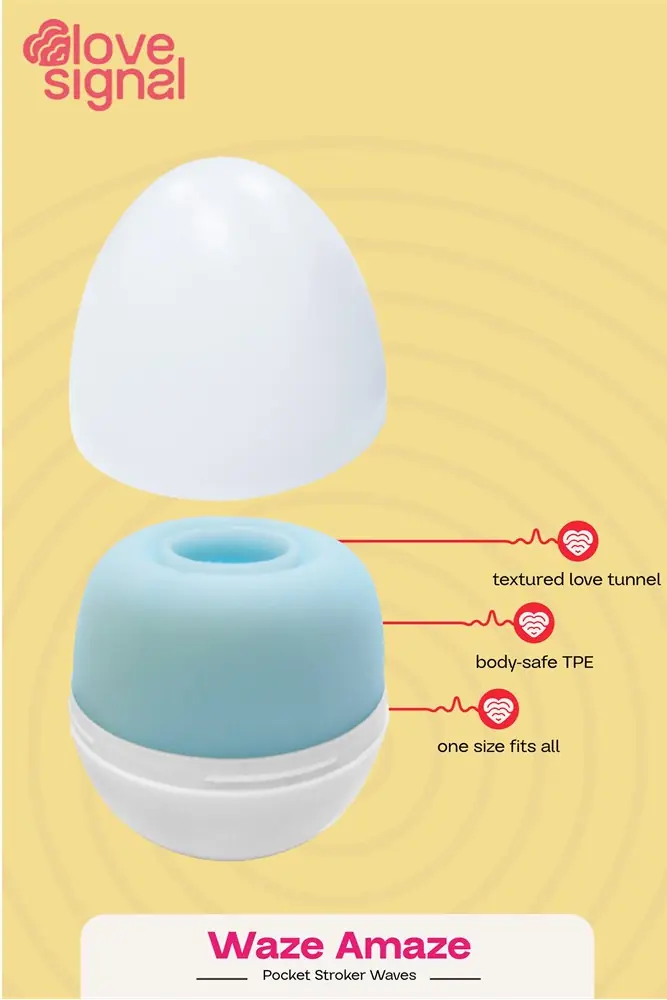 Love Signal Waze Amaze kompaktni muški masturbator s teksturiranim tunelom od TPE materijala SEO preporuka